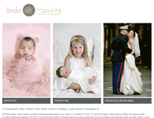 Tablet Screenshot of lindahawkinsphotography.com